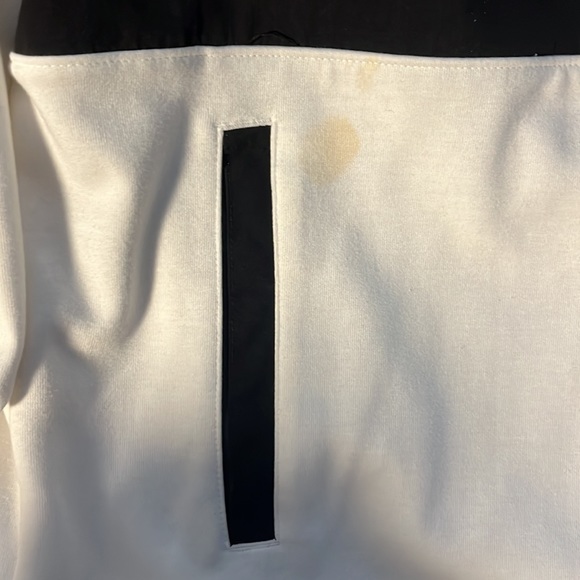 The North Face mens half zip black and white pullover jacket hoodie - Picture 3 of 3